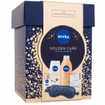 Nivea Golden Care Skincare Moments kinkekomplekt kehakreem Q10 pinguldav pronks 400 ml ja du&scaron;igeel sheav&otilde;i ja botaaniline &otilde;li 250 ml ning higistamisvastane vahend 400ml + 250 ml