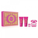 Versace Bright Crystal Absolu EDP kinkekomplekt 90 ml, kehakreem 100 ml, du&scaron;igeel 100 ml ja mini EDP 5 ml 90 ml + 100 ml + 100 ml + 5 ml