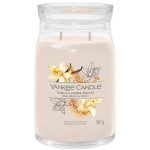 Yankee Candle Vanilla Creme Brulee kaubam&auml;rgiga k&uuml;&uuml;nal (vanilla creme brulee) 567.0g