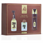 Lattafa Perfumes Eternal Oud Gift Set EDP 100 ml, deospray 200 ml and EDP 20 ml 100ml