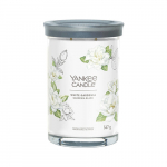 Yankee Circle'i valge gardeenia signatuurk&uuml;&uuml;nal klaasist (valge gardeenia) 340.0g
