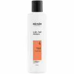 Nioxin System 4 peanahale + juukse&scaron;ampoon progressiivselt h&otilde;renevatele juustele &ndash; puhastav &scaron;ampoon v&auml;rvitud ja h&otilde;renevatele juustele. 300ml