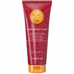 Inebrya Up to You Curl Boost Glaze on &otilde;rn triibutav geel lainelistele, lokkis ja krussis juustele. 200ml