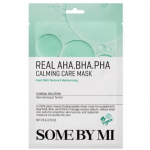 Some By Mi Real AHA.BHA.PHA Calming Care Mask on rahustav lehtmask probleemsele nahale. 20.0g