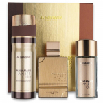 Al Haramain Amber Oud Gold Edition Extreme kinkekomplekt Extrait de Parfum 75 ml, extrait de parfum 30 ml ja kehaloor 250 ml 75ml