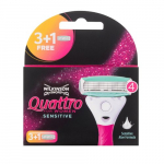 Wilkinson Sword "Quattro For Women Sensitive" 4-osaline vahetuspea 4.0 vnt.