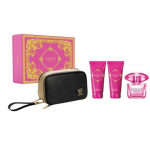 Versace Bright Crystal Absolu kinkekomplekt EDP 90 ml, kehakreem 100 ml, du&scaron;igeel 100 ml ja kosmeetikakott 90ml