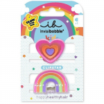 Invisibobble Clipstar Glow Happy Heart - juukseklambrid 2 tk 2 vnt