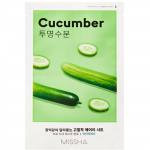 Missha Airy Fit Sheet Mask Cucumber on niisutava ja v&auml;rskendava toimega kangasmask kuivale nahale. 19.0g