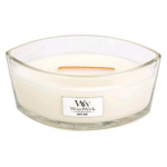 WoodWick valge tiikpuust laev - l&otilde;hnak&uuml;&uuml;nal 453.6g