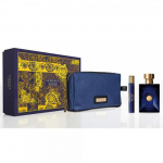 Versace Dylan Blue komplekt EDT 100 ml + EDT 10 ml + kosmeetikakott 100ml