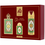 Lattafa Perfumes Queen Of Arabia D&aacute;rkov&aacute; sada EDP 100 ml, deospray 200 ml a EDP 20 ml 100ml