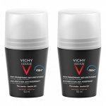 Vichy Men Homme 48H rulldeodorant tundlikule nahale antiperspirandiga (2 tk) 50ml