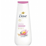 Dove Glowing Advanced Care du&scaron;igeel &ndash; riisikliide ja lootose l&otilde;hnaga du&scaron;igeel. 400ml