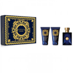 Versace Dylan Blue kinkekomplekt EDT 50 ml, du&scaron;igeel Dylan Blue 50 ml ja habemeajamisj&auml;rgne palsam Dylan Blue 50 ml 50ml