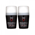 Vichy Men Homme 72H Deodorant Anti-Transpirant ( 2 vnt ) - Roll-on dezodorantas jautriai odai 50ml