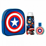 FRAGRANCES FOR CHILDREN Captain America Gift set EDT 50 ml, backpack and shower gel 300 ml 50ml