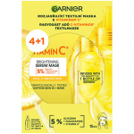 GARNIER Vitamin C Brightening Serum Mask Set &ndash; komplekt s&auml;ra andvaid C-vitamiiniga kangasmaske. Rinkinys