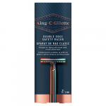 Gillette King Double Edge turvahabemenuga - habemenuga + 5 varutera Default Title