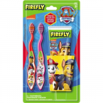 LASTE L&Otilde;HNAAINED Firefly Paw Patrol hambahoolduskomplekt, pehme (punane ja roosa) 1ml