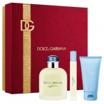 Dolce Gabbana Light Blue Pour Homme kinkekomplekt EDT 125ml, du&scaron;igeel 50ml ja Mini EDT 10ml 125ml + 50ml + 10ml