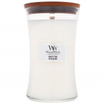 WoodWick valge tiikpuust vaas (valge tiikpuu) - l&otilde;hnak&uuml;&uuml;nal 609.5g