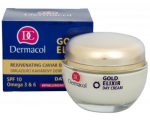 Dermacol Gold Elixir p&auml;evakreem (k&uuml;psele nahale) &ndash; kaaviariga noorendav p&auml;evakreem SPF 10 50ml