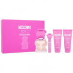 Moschino Toy 2 Bubble Gum kinkekomplekt EDT 100 ml, EDT mini 10 ml, du&scaron;igeel 100 ml ja kehakreem 100 ml 100 ml + 10 ml + 100 ml + 100 ml
