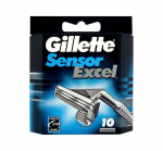 Gillette Sensor Excel habemenuga terad, 10 tk komplekt