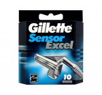 Gillette Sensor Excel habemenuga terad, 10 tk komplekt