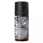 V&auml;ljendusrikka ja elegantse l&otilde;hnaga deodorant Denim Black Deodorant Spray 150 ml
