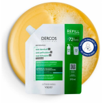 Vichy Dercos k&otilde;&otilde;mavastane &scaron;ampoon normaalsetele ja rasustele juustele, t&auml;itepakend, 390 ml