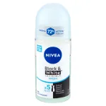 NIVEA Black & White Invisible Fresh rulldeodorant-antiperspirant naistele 50 ml