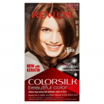 Ammoniaagivaba p&uuml;siv juuksev&auml;rv Revlon ColorSilk Ammonia-Free Hair Dye toonis 51 Light Brown, 59 ml
