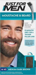 Lihtsasti kasutatav habeme- ja vuntsiv&auml;rv &mdash; Just For Men Moustache & Beard Medium-Dark Brown