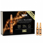 &Ouml;ine taastav seerum ampullides ISDIN Flavo-C Melatonin Night Repair, 10&times;2 ml.