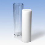 K&uuml;&uuml;nlavorm, pol&uuml;karbonaat, silinder, 67x220mm