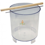 K&uuml;&uuml;nlavorm, pol&uuml;karbonaat, silinder, 130x135mm