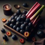 Must ploom ja rabarber, aroomi&otilde;li - 1 L