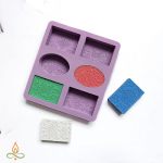 Seebivorm Lilled, silikoon, 80x50x25mm, 6tk.