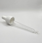 Kork pipetiga, 50ml pudel, valge