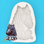 Silikoonvorm Hobuse figuur, 55x80mm