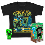 Funko Pocket Pop!  Tee Minecraft Blue Creeper - for Children (M)