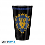 World of Warcraft Large Glass 400ml Alliance