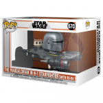 Funko Pop! Deluxe Star Wars Mandalorian 9 - the Mandalorian in N-1 Starfighter #670