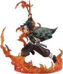 Demon Slayer: Kimetsu no Yaiba - Tanjiro Kamado Kyojuro Rengokus Sword Guard figure 19,5cm