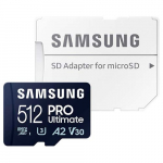 Samsung MicroSD PRO Ultimate 512GB 200/130 Mb/s + SD Adapter