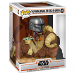 Funko Pop! Star Wars The Mandalorian - Mando on Bantha with Child in Bag #416
