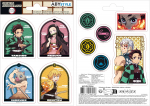 Demon Slayer 2 sheet 16x11cm Sticker Set