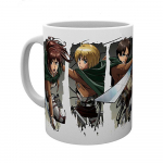 Attack on Titan Character Montage Mug 320 ml